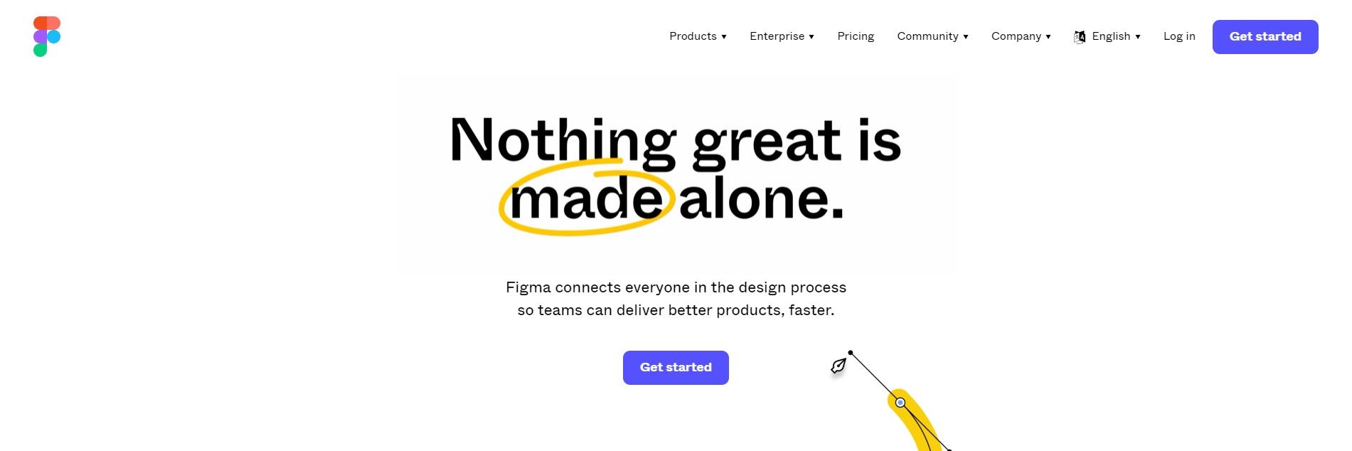 Figma website homepage screenshot