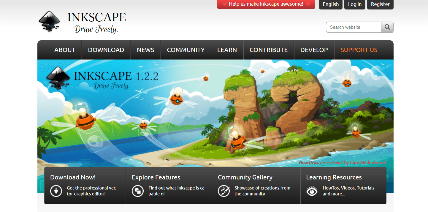Inkscape website