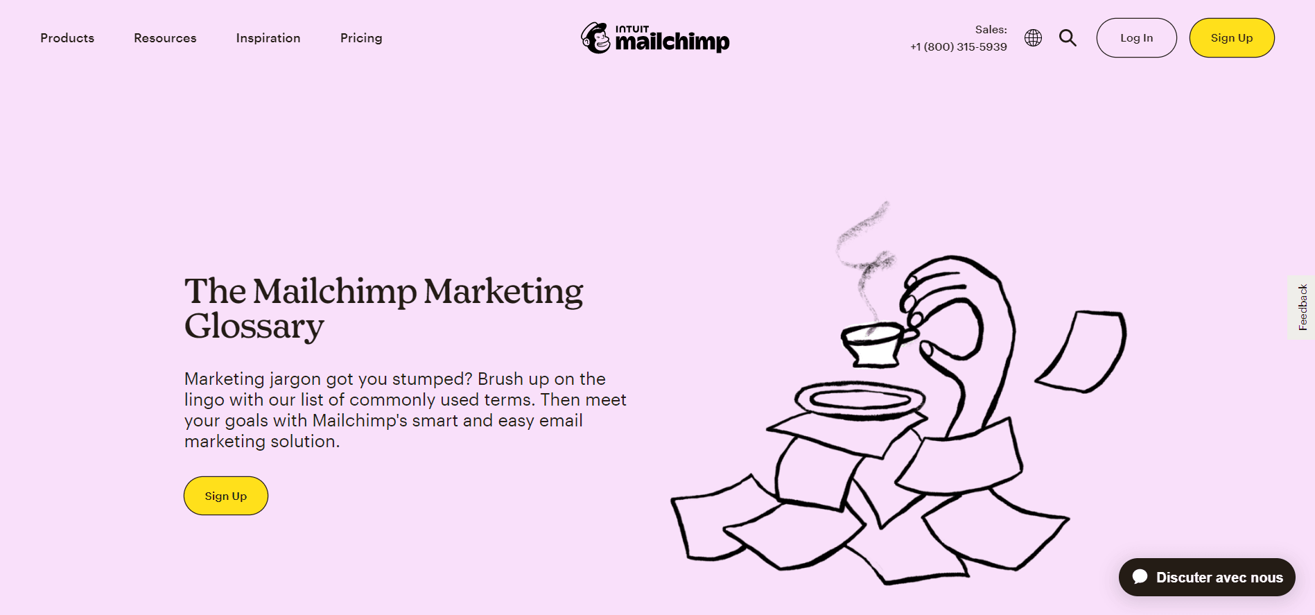 Mail Chimp website