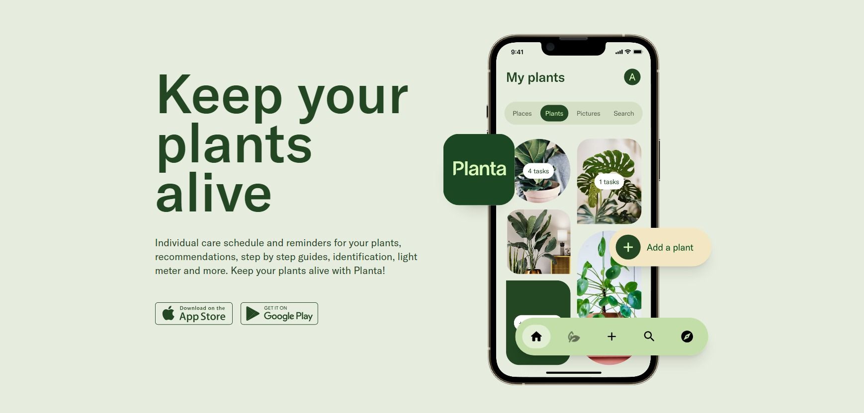 Planta website