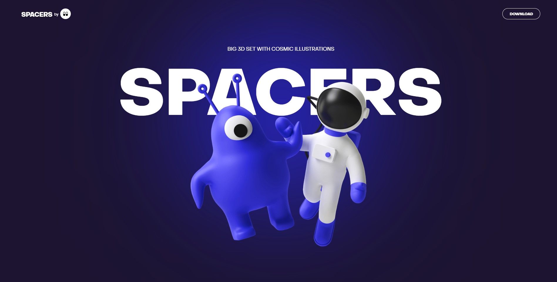 Spacers website homepage screenshot